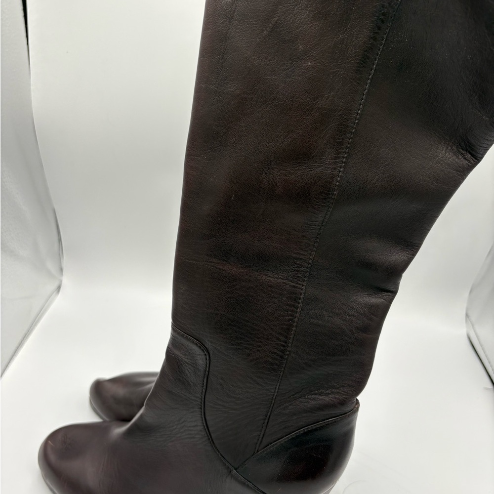 Antonio Melani Brown Leather Boots 7M - Picture 3 of 4